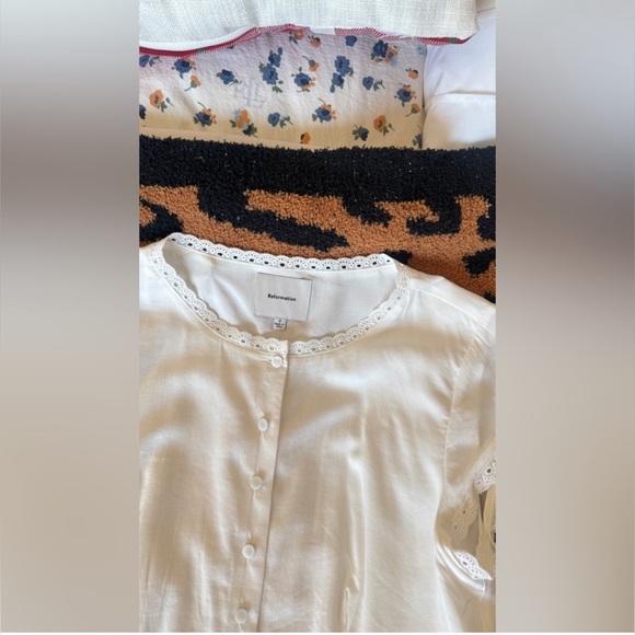 Reformation Valetta Two Piece In White, brand new, never worn, no flaws. - Picture 14 of 15